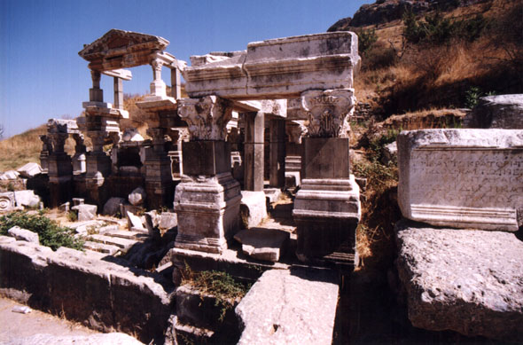 Entrance to the Temple of Hadrian