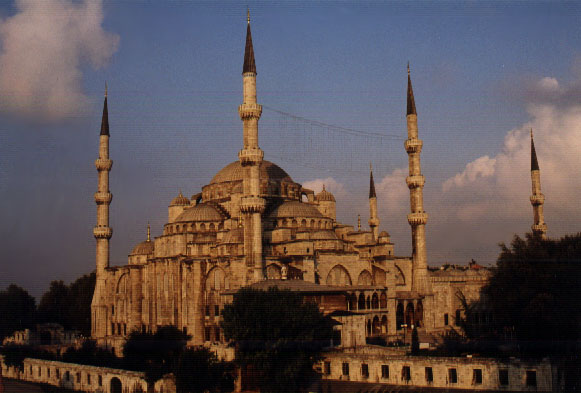 The Blue Mosque on a sunny day